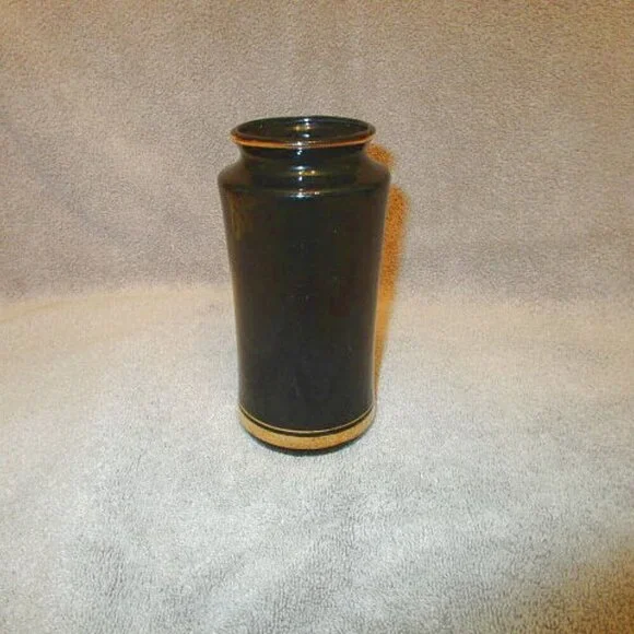 60s Vintage JAPAN Art of Chokin 24K Gold VASE Etched COPPER Gilded PAGODA Asian - Picture 7 of 10